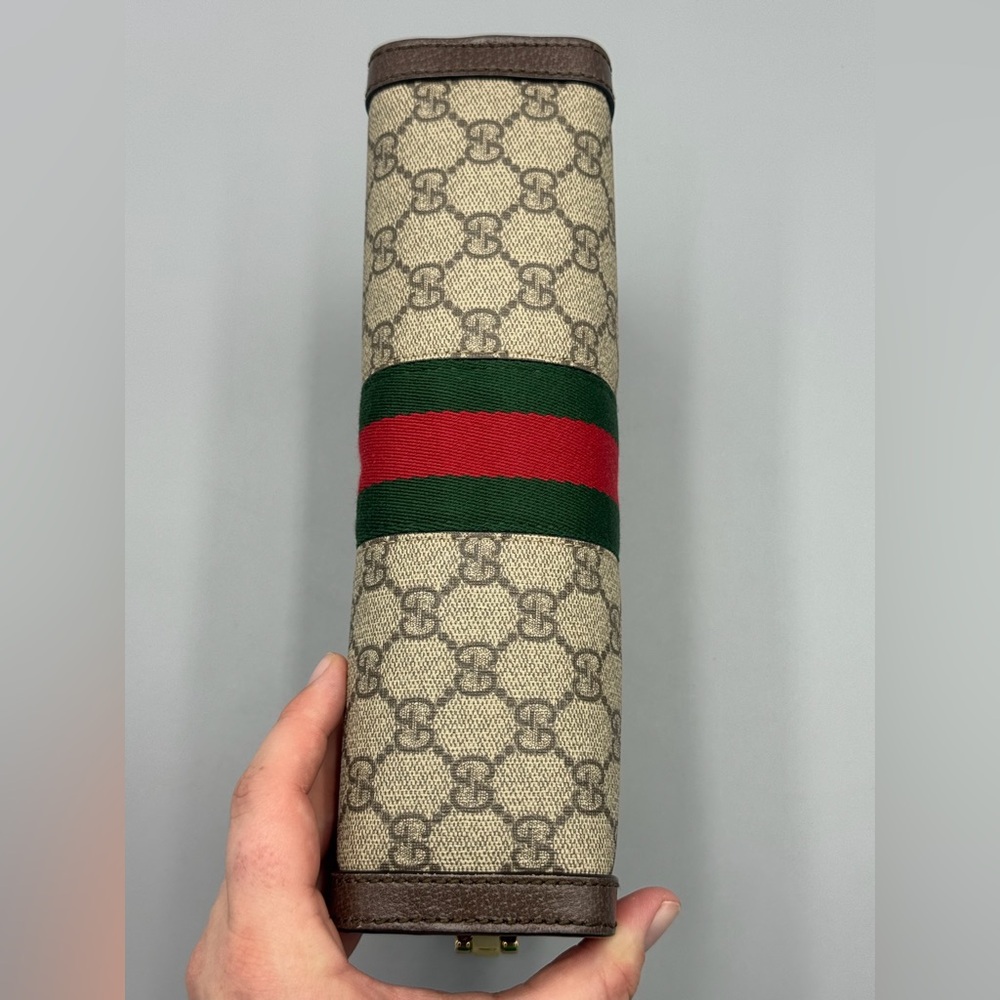 Gucci Medium GG Ophidia Clutch on Chain - Picture 5 of 11
